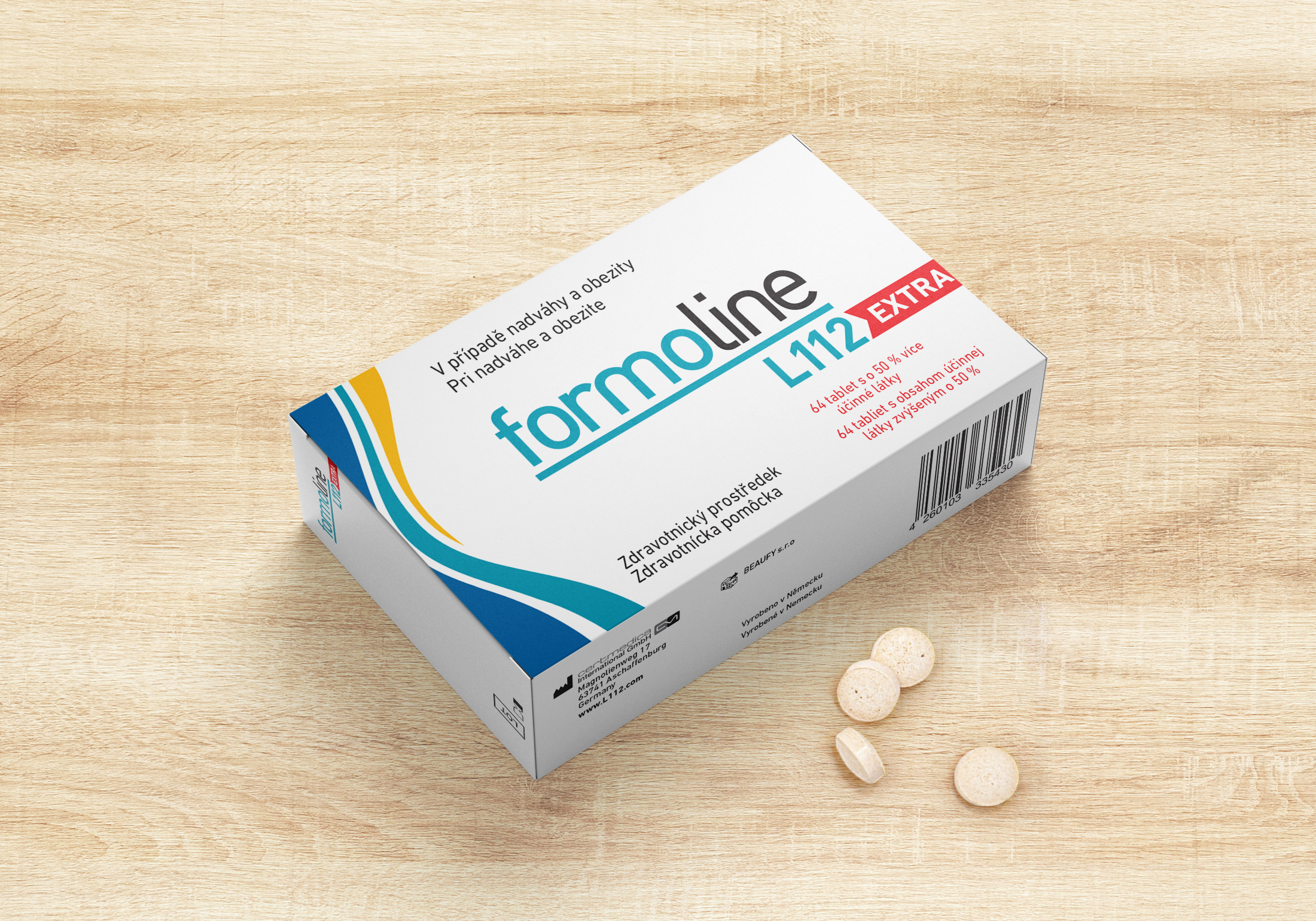 formoline L112 EXTRA – balení z horního pohledu